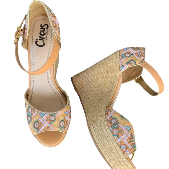 Circus by Sam Edelman Shoes - Circus by Sam Edelman Sutton Wedge Espadrilles Size 9.5